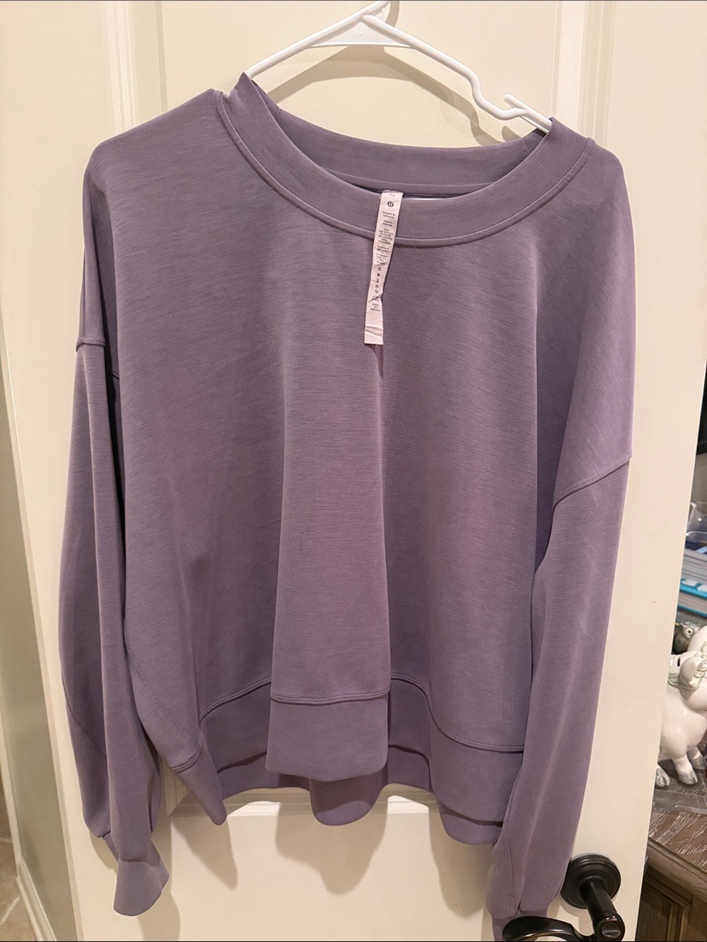 lululemon athletica Oversized Lavender Crewneck Sweatshirt